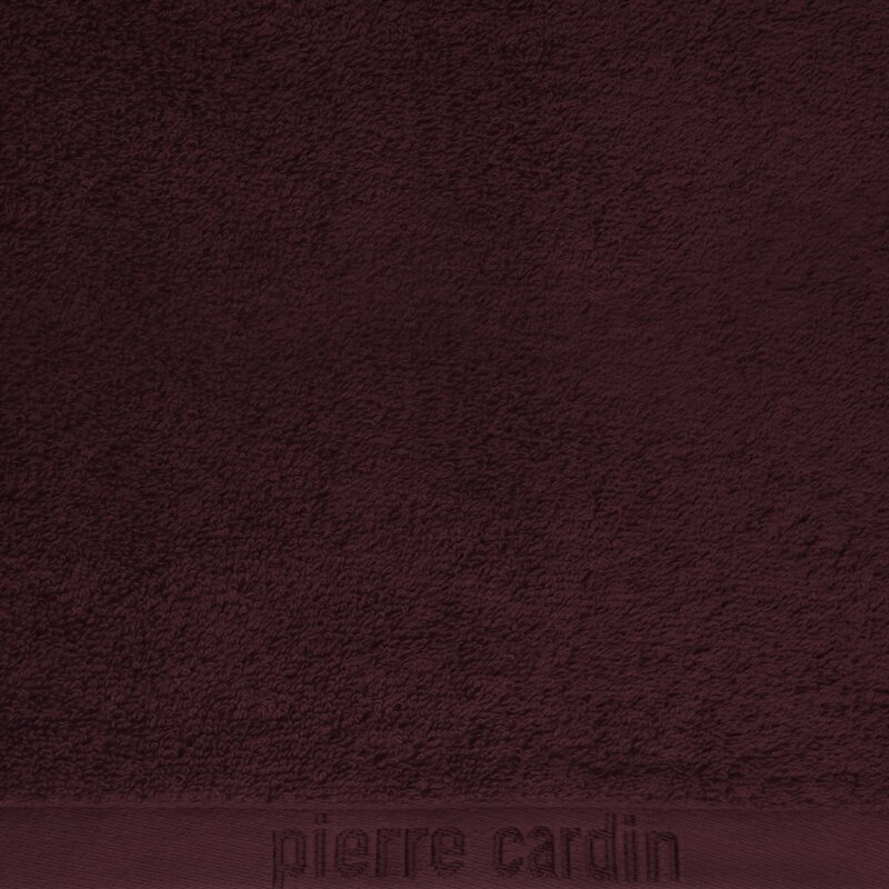 Komplet ręczników Pierre Cardin EVI burgundowy 40 X 34 X 9 CM – miękki i chłonny