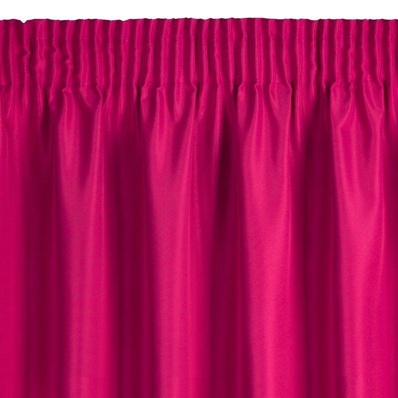 Zasłona gotowa Rita na taśmie amarantowa 140 X 270 CM – miękka i elegancka