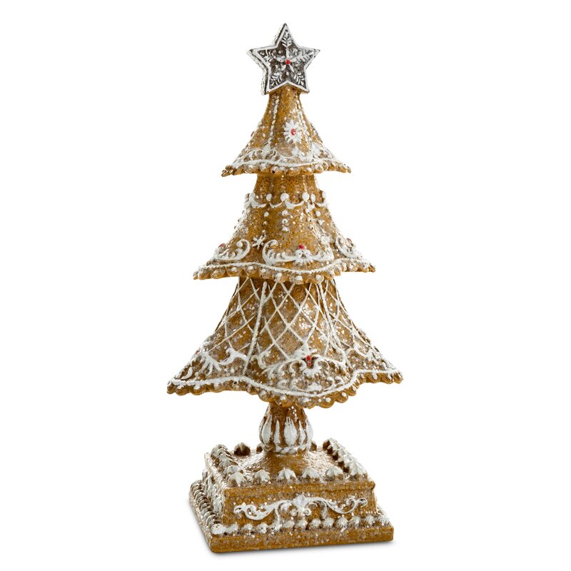 FIGURKA ŚWIATECZNA 74 13 X 13 X 25 CM BRĄZOWY
