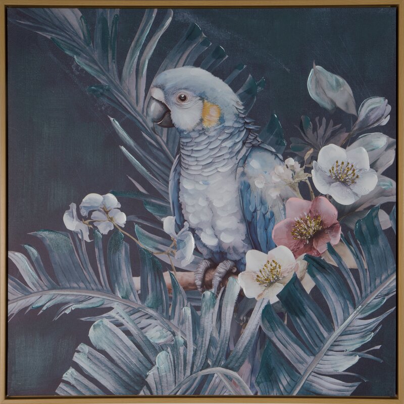 OBRAZ 619 60 X 60 CM GRANATOWY