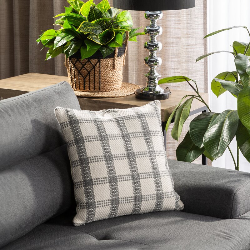 Poszewka boho kremowa 45 x 45 cm – doda przytulności