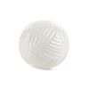 Kula ceramiczna DOLY biała O 9 x 9 cm – idealna na komodę
