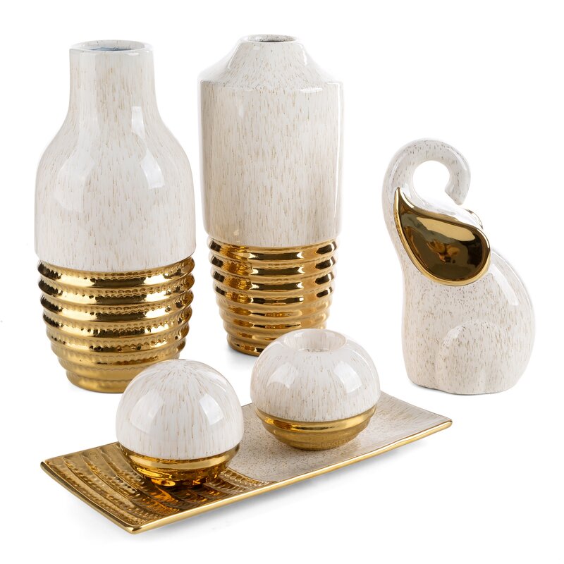 Figurka ceramiczna Ari beżowa 15 X 11 X 23 cm – piękny symbol szczęścia