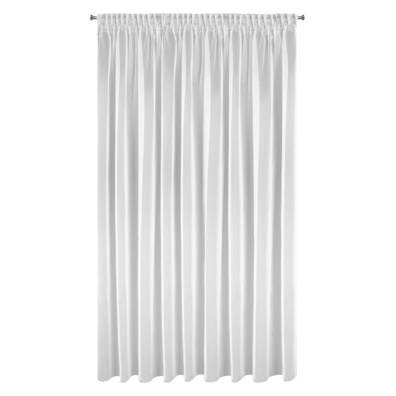 Firana gotowa ESEL biała 350 x 250 cm – rozjaśnia wnętrze