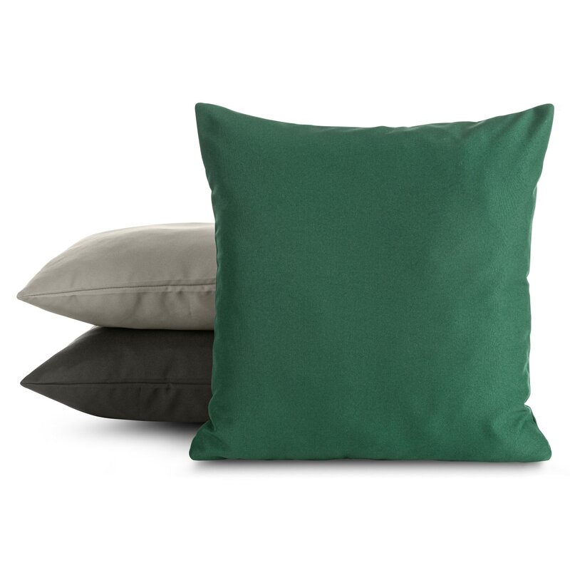 Poszewka dekoracyjna Garden szara 45 x 45 cm – idealna na balkon