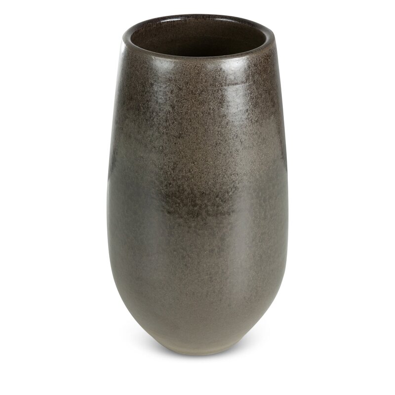 WAZON DEKORACYJNY NYLA (04) FI 19 X 33 CM CIEMNOBRĄZOWY