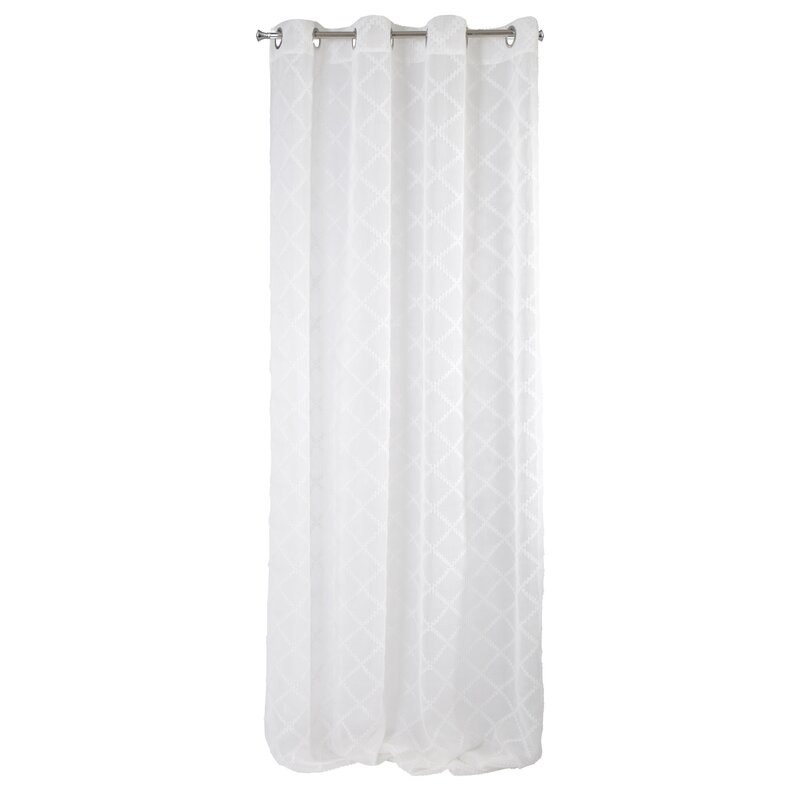 ZASŁONA GOTOWA D91 BETSY 140 X 250 CM BIAŁY
