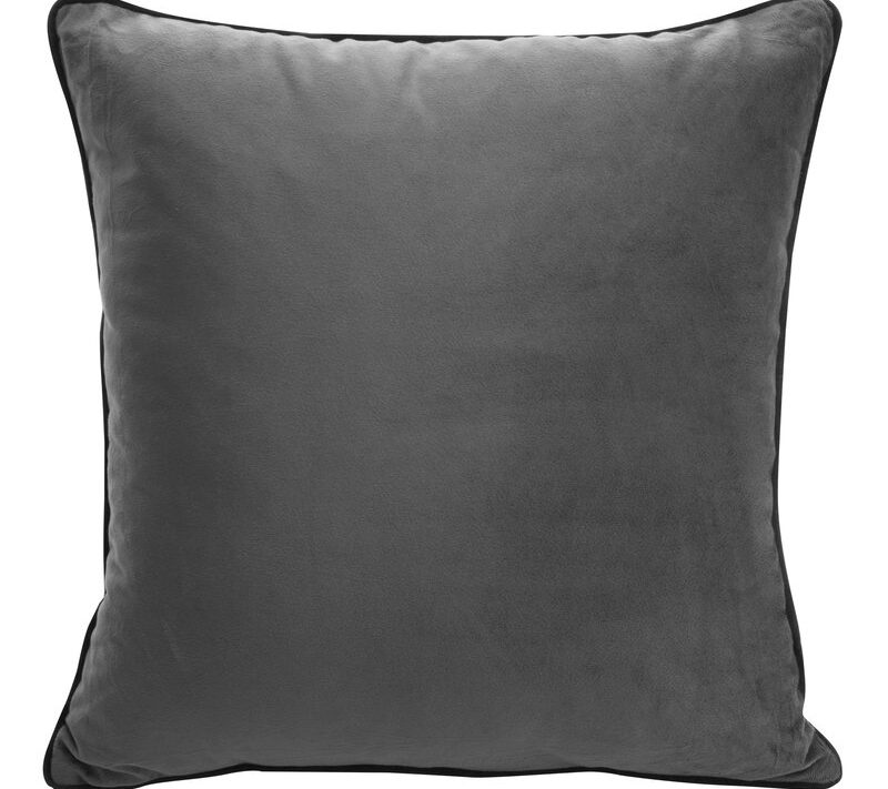 Poszewka velvet grafitowa 40 x 40 cm – wprowadzi przytulność