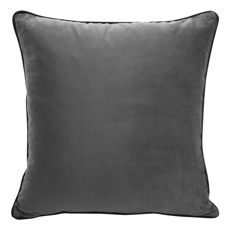 Poszewka velvet grafitowa 40 x 40 cm – wprowadzi przytulność