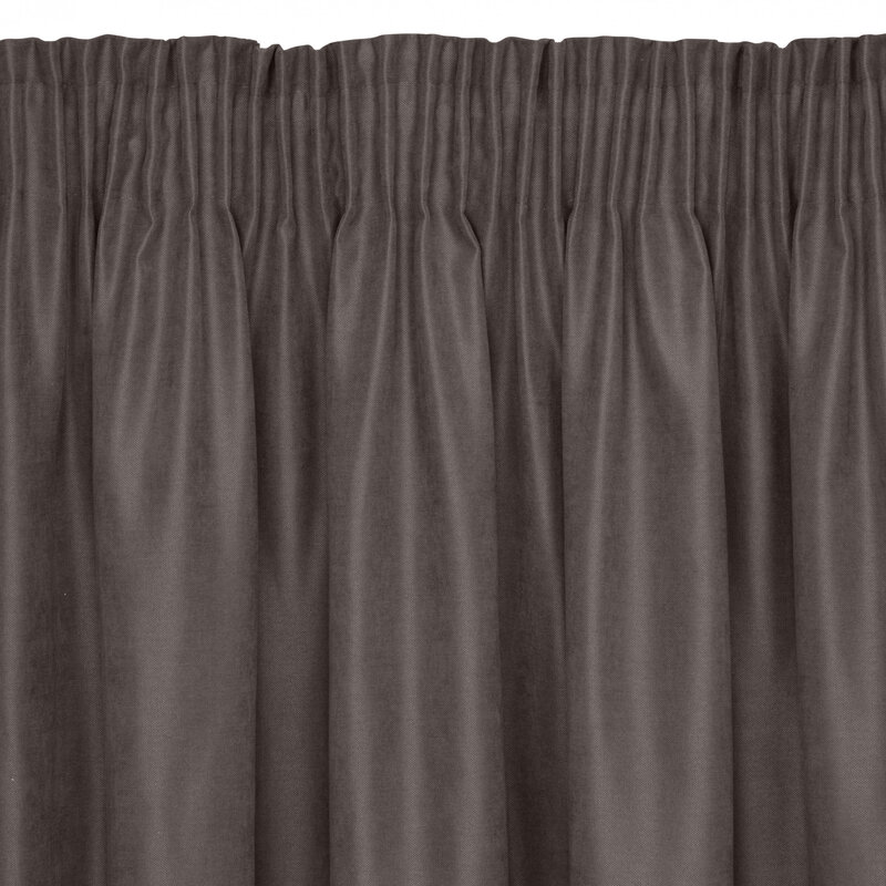 Zasłona gotowa Ada grafitowa 140 x 270 cm – zaciemniająca i stylowa