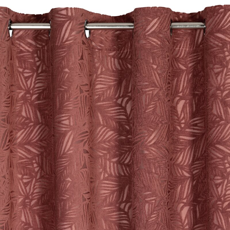 Zasłona gotowa Octavia ciemnoróżowa 140 X 250 CM – do salonu i sypialni