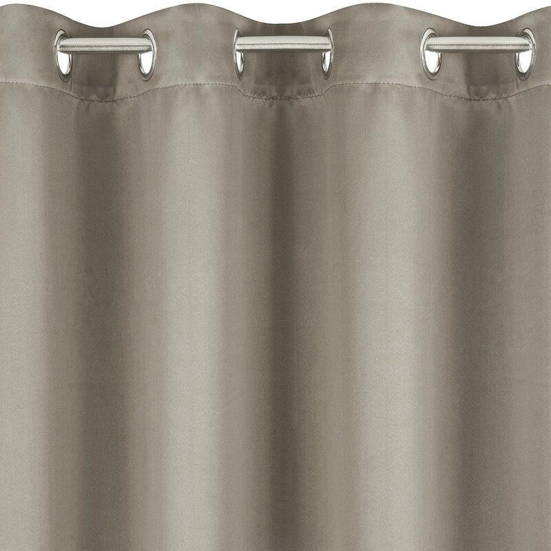 ZASŁONA GOTOWA LOGAN 140 X 175 CM CIEMNOBEŻOWY