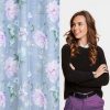 Zasłona gotowa Flora popielata 140 x 250 cm – subtelnie filtruje światło