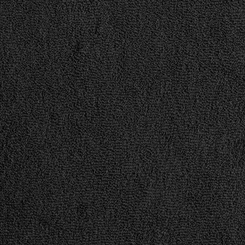 Prześcieradło frotte czarne 160x200 cm – idealne na cały rok