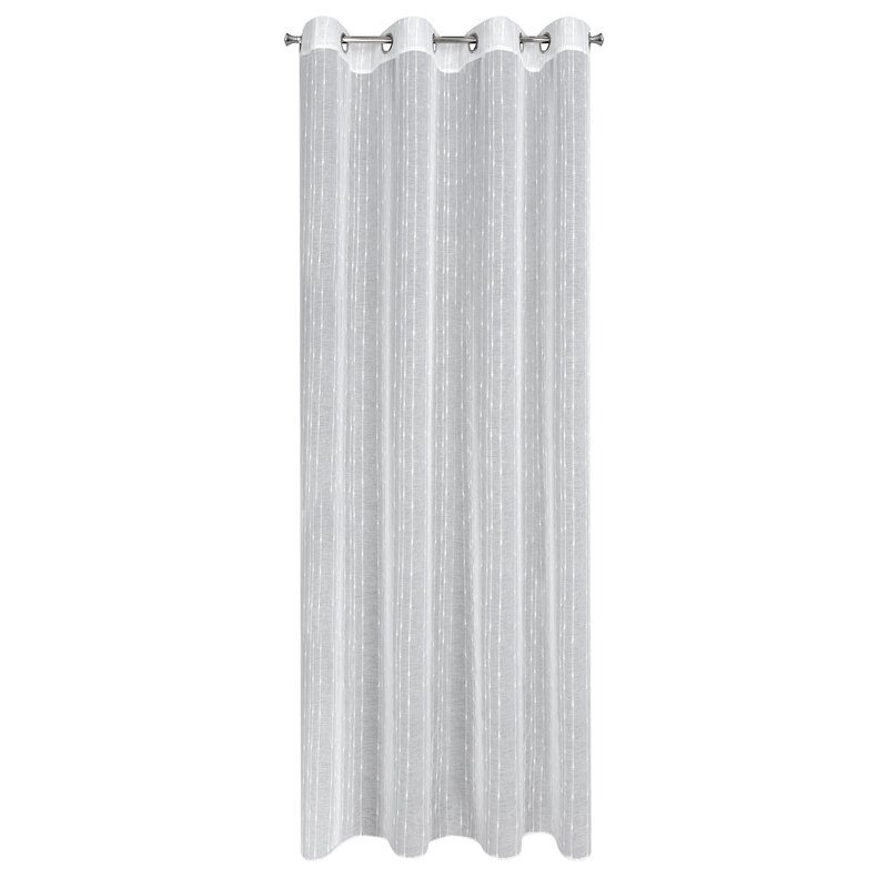 Firana gotowa Becky biała 140 X 250 CM – rozświetla wnętrze