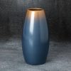 Wazon ceramiczny Nessa niebieski 13 x 26 cm – na suszone kwiaty