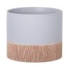 Doniczka ceramiczna kremowa fi 11 x 10 cm – do ulubionych roślin