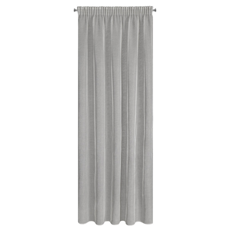 Zasłona gotowa Kim 2 szara 140 x 300 cm – wprowadza świeżość