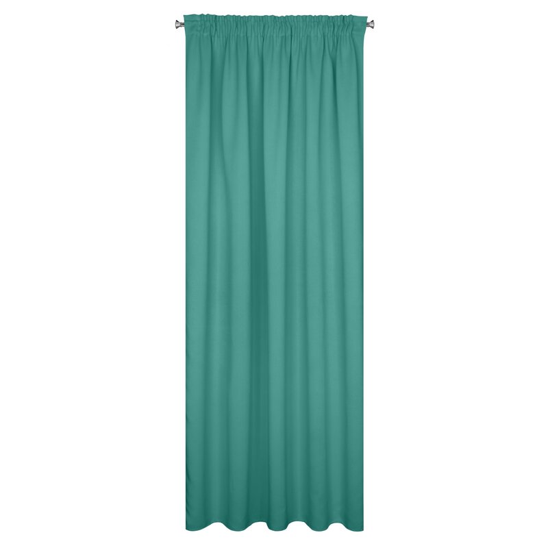 Zasłona gotowa Logan turkusowa 135 x 270 cm – zapewnia prywatność