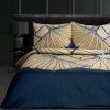 Pościel Tencel MUSA4 granatowa 160X200 – miękka i oddychająca