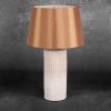 Lampa stołowa EDNA kremowa fi 33 x 56 cm – tworzy nastrój
