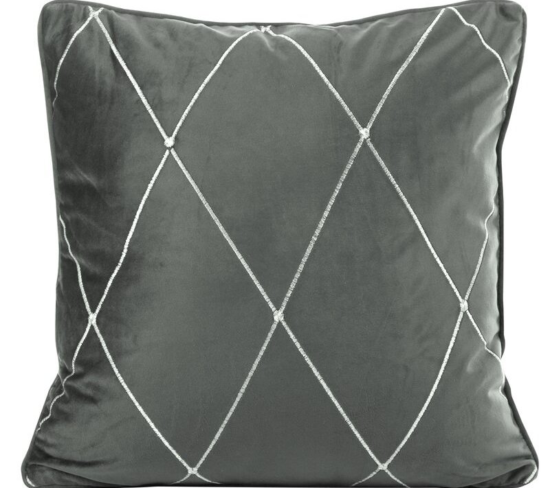Poszewka Pierre Cardin Margo stalowa 45 x 45 cm – doda elegancji