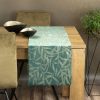Obrus błyszczący Blink ciemnomiętowy 35 x 220 cm – doda blasku wnętrzu