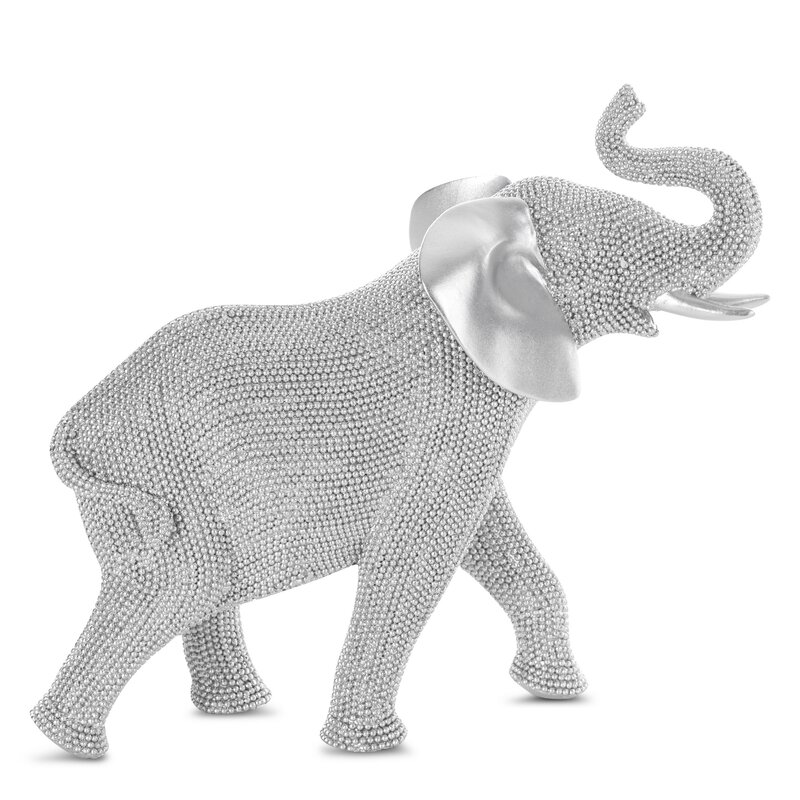 Figurka dekoracyjna ELDO srebrna 30 X 13 X 26 CM – dodaje blasku wnętrzu