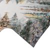 Obrus gobelinowy świąteczny naturalny 100x100 cm – trwały i elegancki