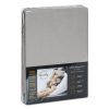 Prześcieradło jersey srebrne 240 x 220 x 30 cm – miękkie i otulające