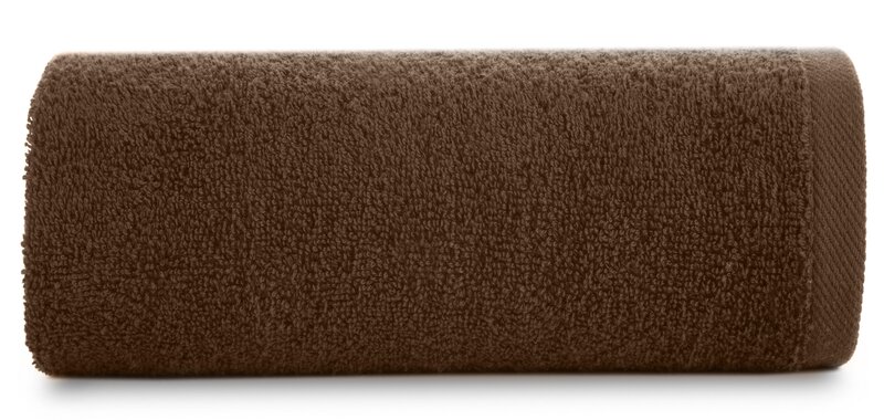 Ręcznik gładki brązowy 50 x 100 cm – miękki i chłonny