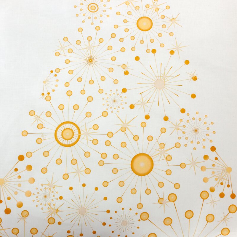 KOMPLET POŚCIELI ŚWIATECZNEJ SPARK01 140 X 200 CM BIAŁY