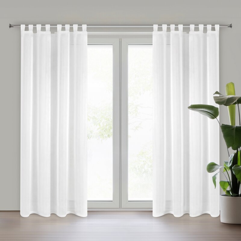 Firana gotowa Lucy biała 140 x 250 cm – rozproszone światło