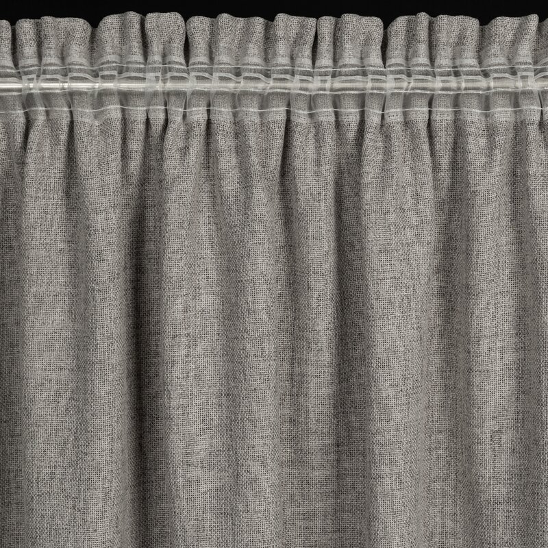 Zasłona gotowa JULA2 ciemnobeżowa 140 x 270 cm – wprowadza spokój