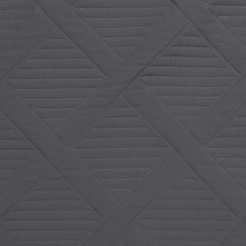 Narzuta microfibra Alara5 stalowa 200 x 220 cm – łatwa w pielęgnacji