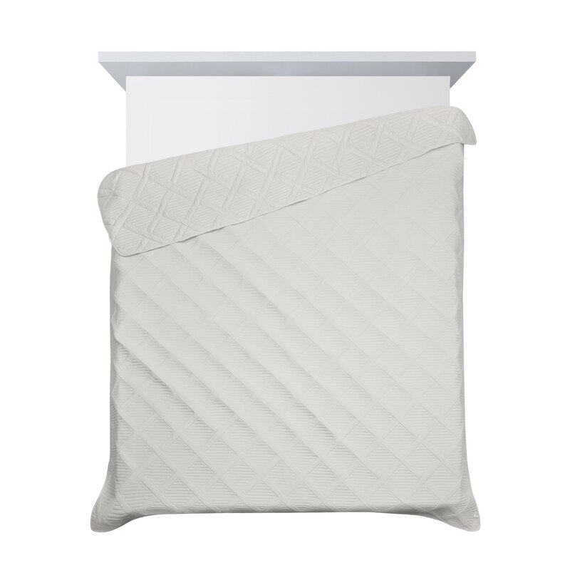Narzuta z mikrofibry D91 Alara5 srebrna 170 X 210 cm – miękka i przytulna