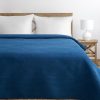 Narzuta Velvet granatowa 170 x 210 cm – otula elegancją