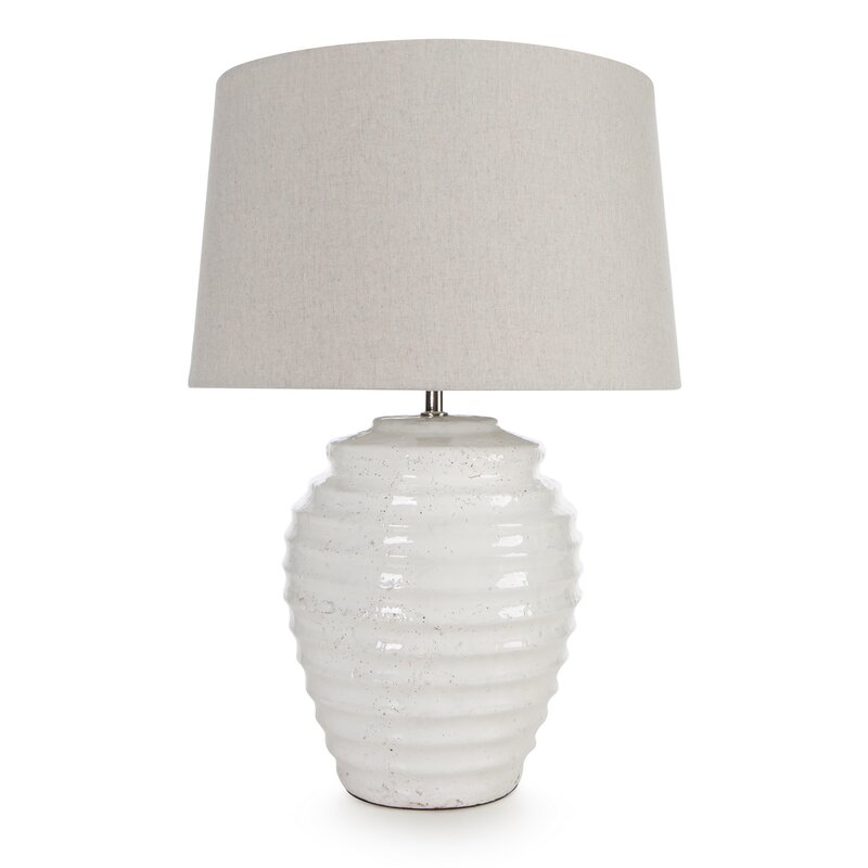 LAMPA DEKORACYJNA LENA (02) 40 X 20 X 59 CM BIAŁY
