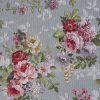 Obrus gobelinowy z różami popielaty 140x180 cm – doda uroku jadalni