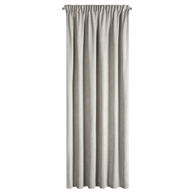 Zasłona gotowa Megi stalowa 140 x 270 cm – doda przytulności