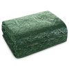 Narzuta welurowa D91 Luiz zielona 170 x 210 cm – wprowadza blask