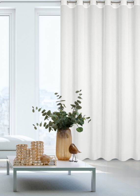 FIRANA GOTOWA MELINDA 135 X 250 CM BIAŁY