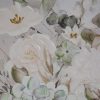 Obraz ręcznie malowany bukiet kwiatów beżowy 60 X 60 cm – wnosi spokój