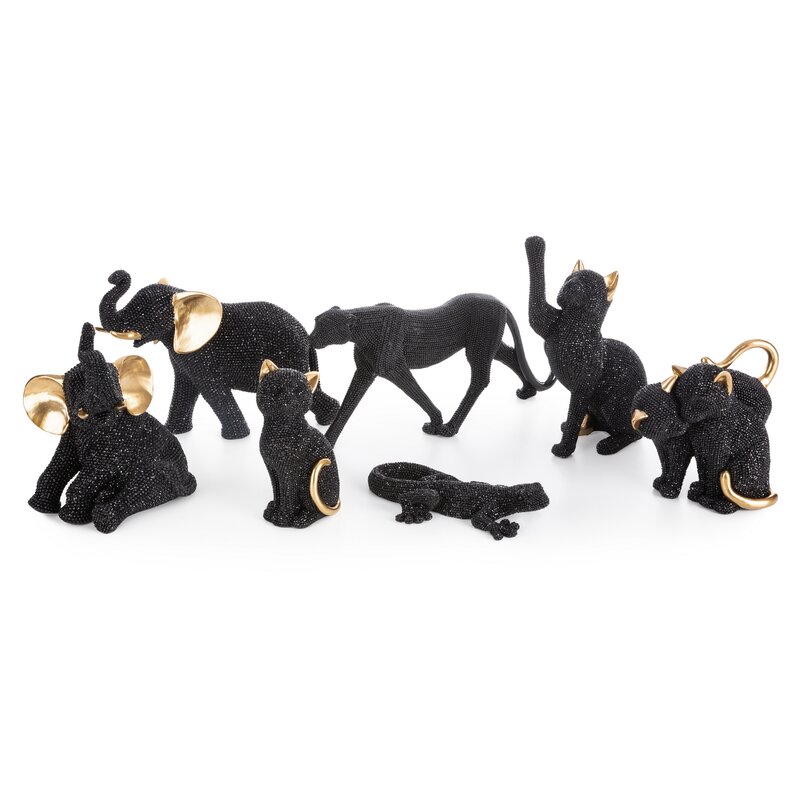 Figurka ceramiczna Eldo czarna 6 x 7 x 15 cm – idealna na prezent