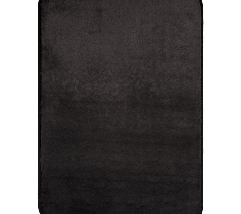 Dywanik łazienkowy Nina stalowy 50 x 70 cm – ciepło pod stopami