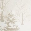 Pościel świąteczna Snowflake beżowa 220 x 200 cm – miła w dotyku