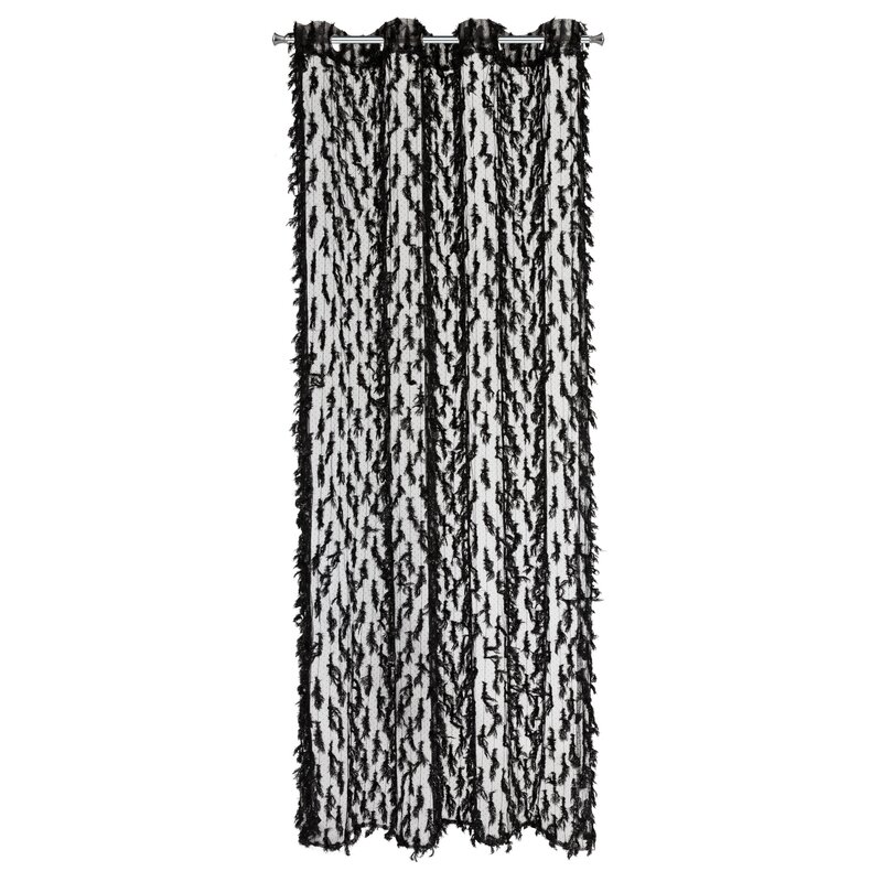 Zasłona gotowa Eva Minge czarna 140 x 250 cm – zaciemniająca i stylowa