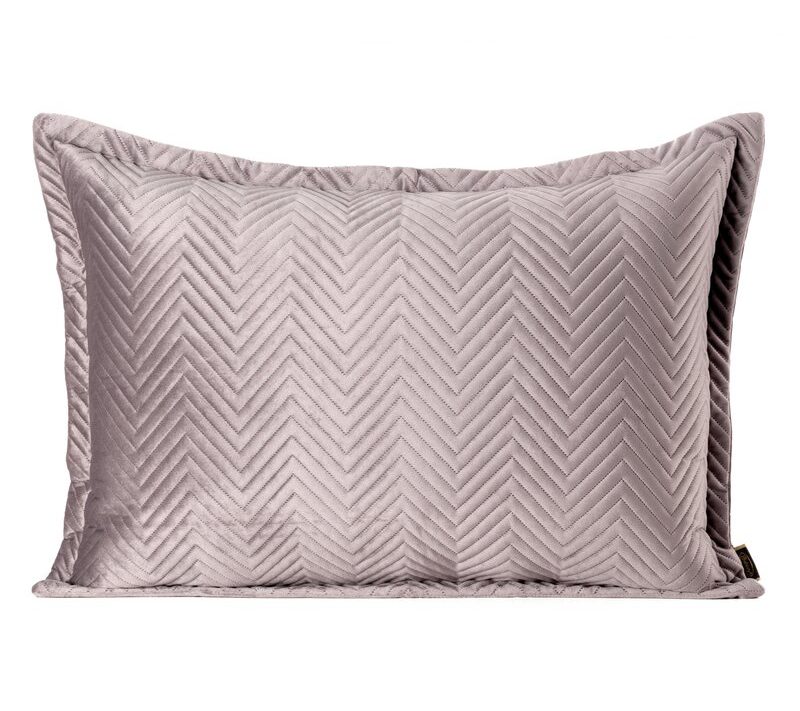 Poszewka velvet pudrowy 50 x 70 cm – doda blasku wnętrzu