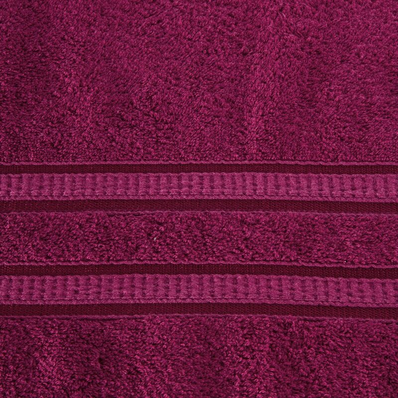 Ręcznik bambusowy Mila amarantowy 70 x 140 cm – miękki i chłonny
