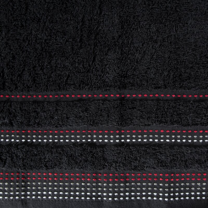 Ręcznik czarny 30 x 50 cm – miękki i chłonny